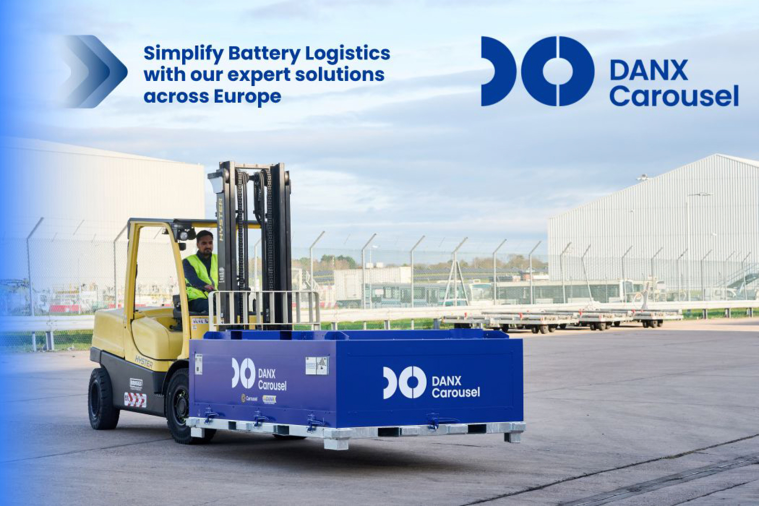 Battery storage box photographed at Birmingham Airport 
