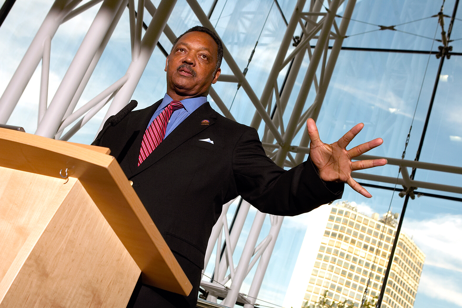 Jesse Jackson, Birmingham 2007 ©Edward Moss